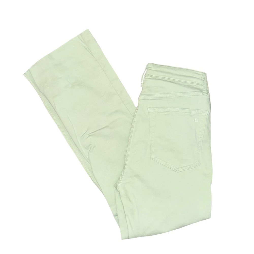 NWOT RAG & BONE TEAL CASEY FLARE HIGH-RISE DENIM JEANS // SIZE 26🩵